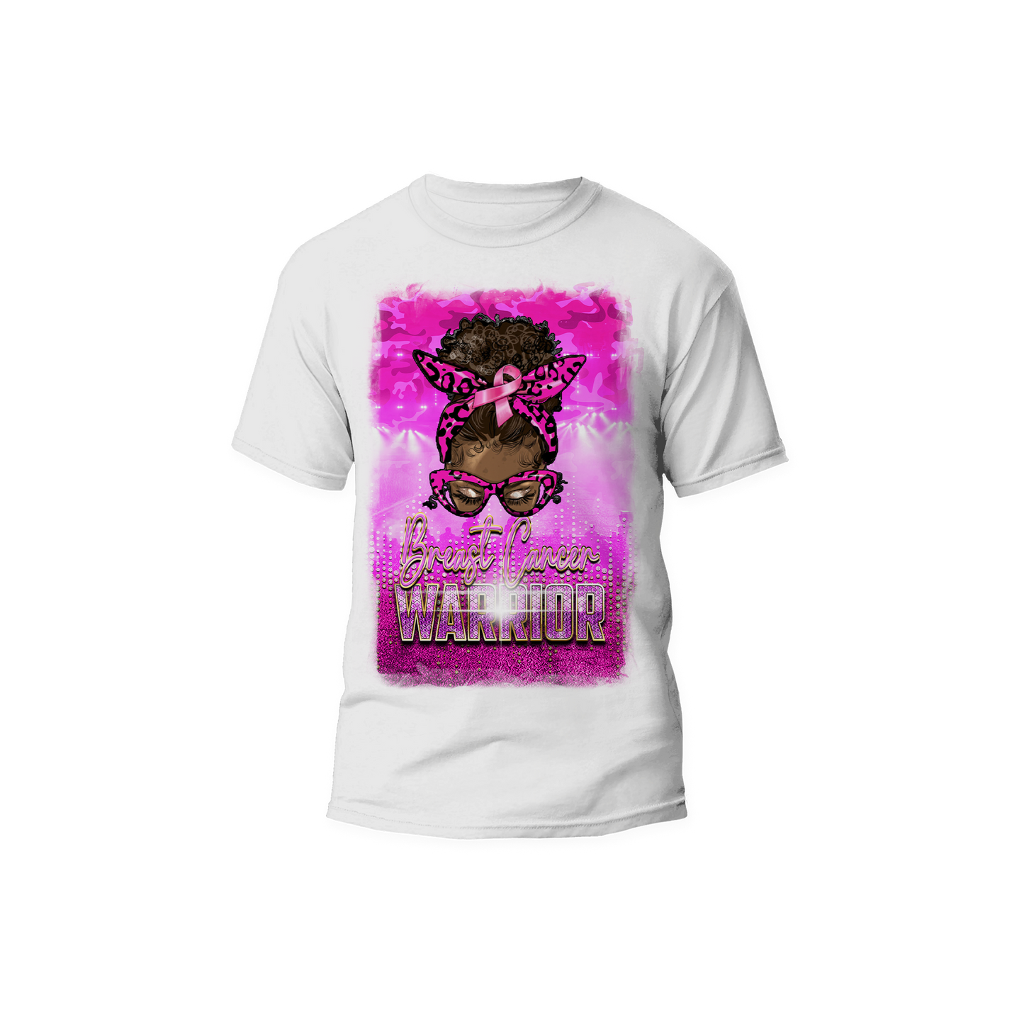 BREAST CANCER AWARENESS WARRIOR T SHIRT - MK EYE CATCHING EVENTFUL CREATIONS LLC