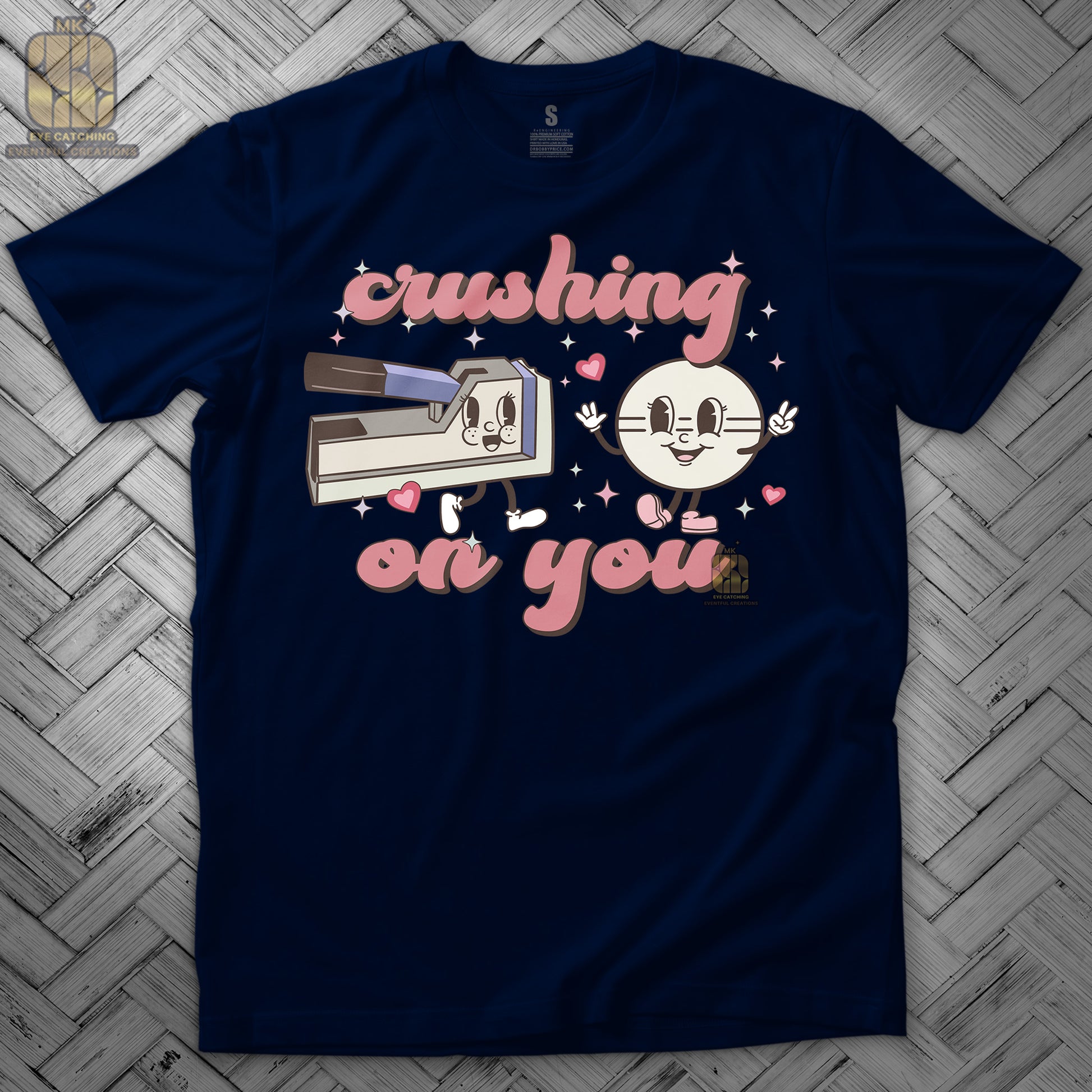 Crushing on You Valentine's Day Nurse T Shirt - MK EYE CATCHING EVENTFUL CREATIONS LLC