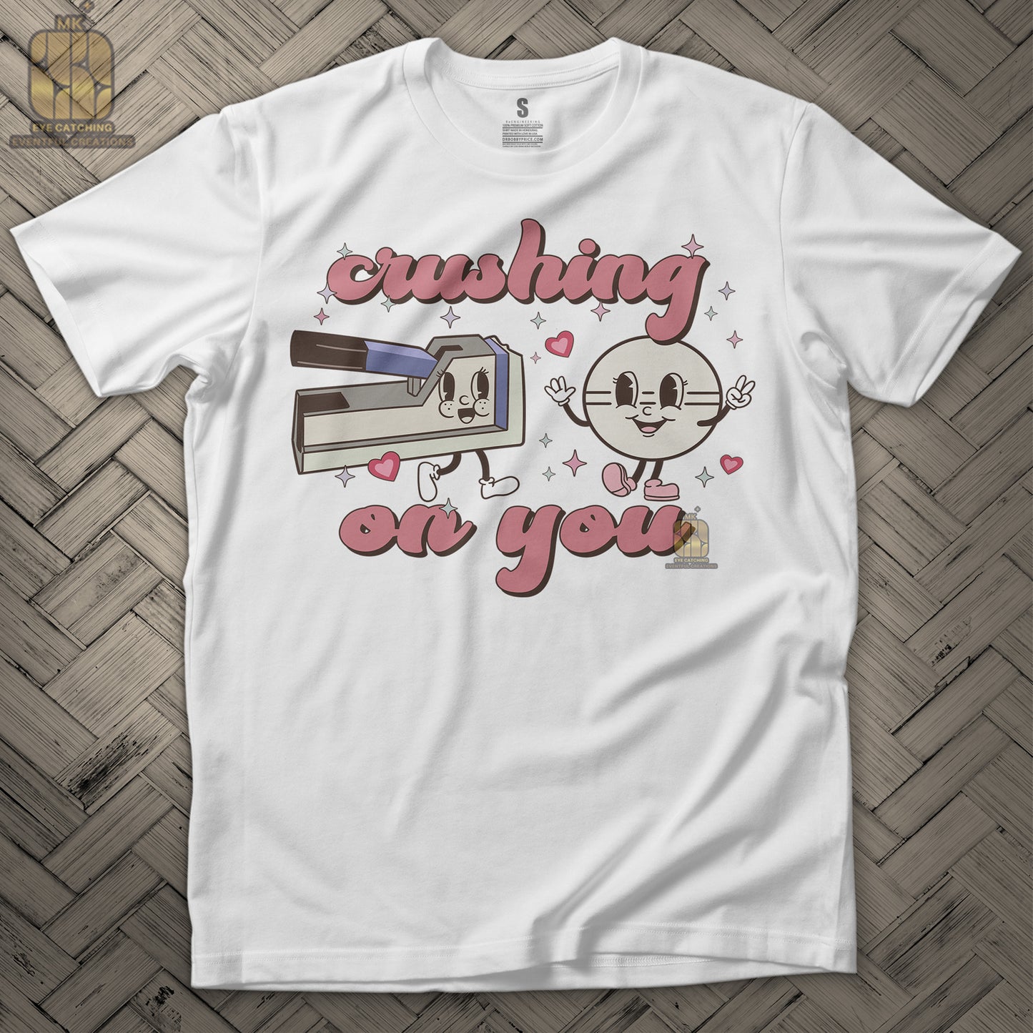 Crushing on You Valentine's Day Nurse T Shirt - MK EYE CATCHING EVENTFUL CREATIONS LLC