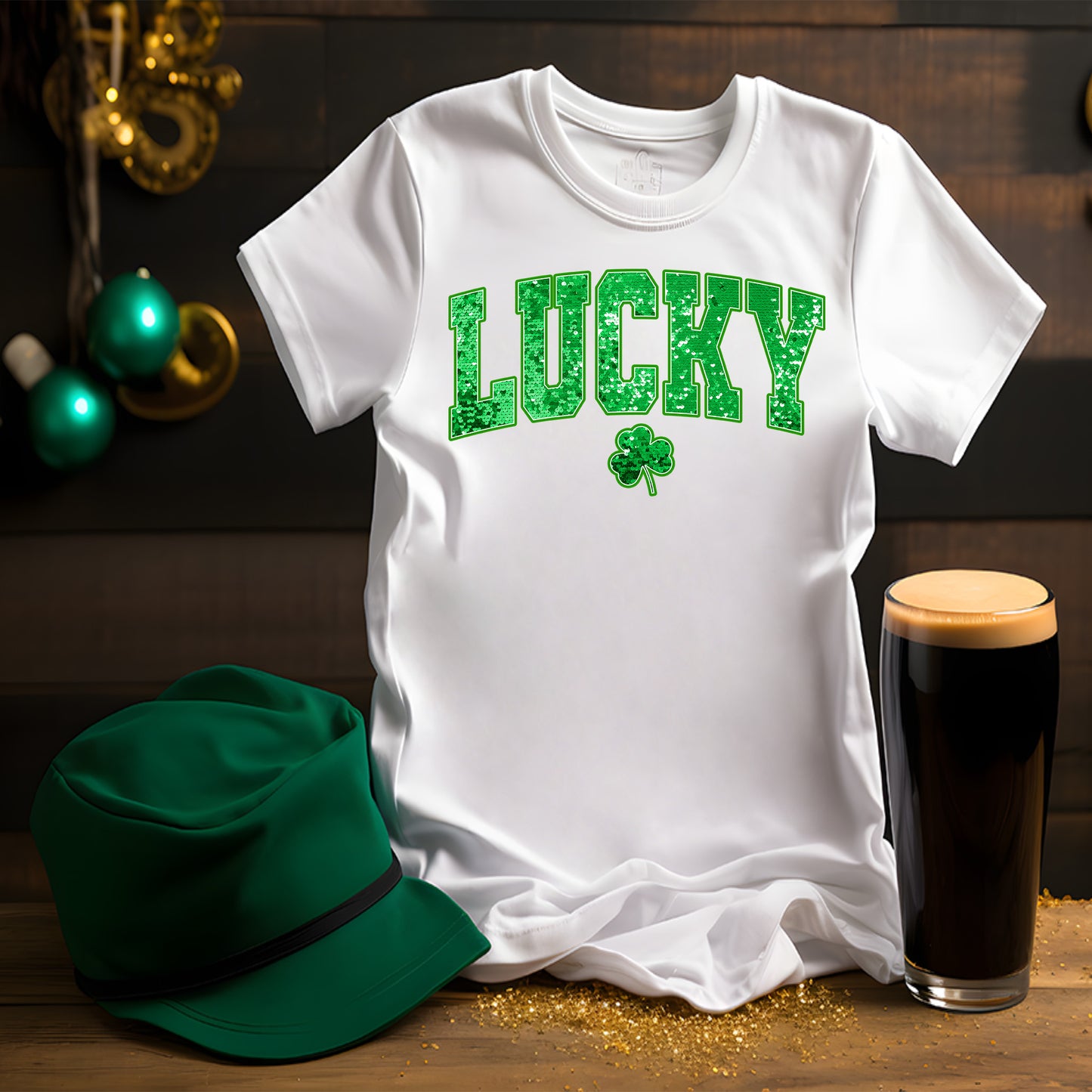 St. Patrick's Day Lucky T Shirt - MK EYE CATCHING EVENTFUL CREATIONS LLC