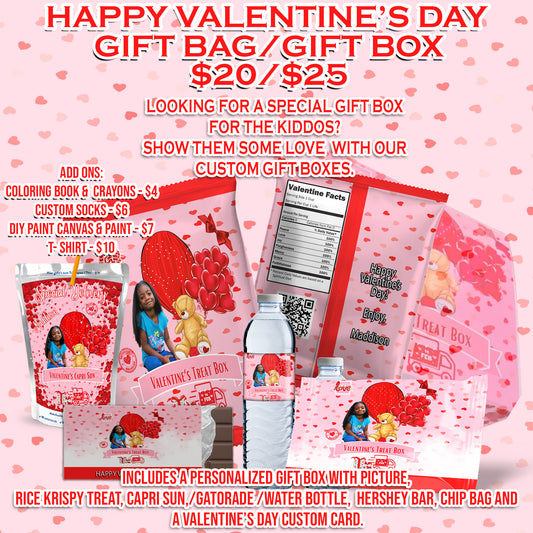 Valentine's Day Gift Bag or Box - MK EYE CATCHING EVENTFUL CREATIONS LLC