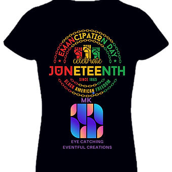 JUNETEENTH EMANCIPATION T SHIRT - MKECE CREATIONS