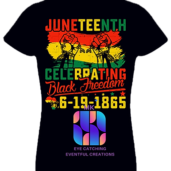 JUNETEENTH CELEBRATION T SHIRT - MKECE CREATIONS