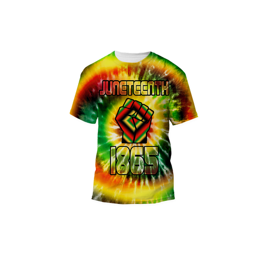 Juneteenth Tie-Dye 3D/All Over Print Shirt - MKECE CREATIONS